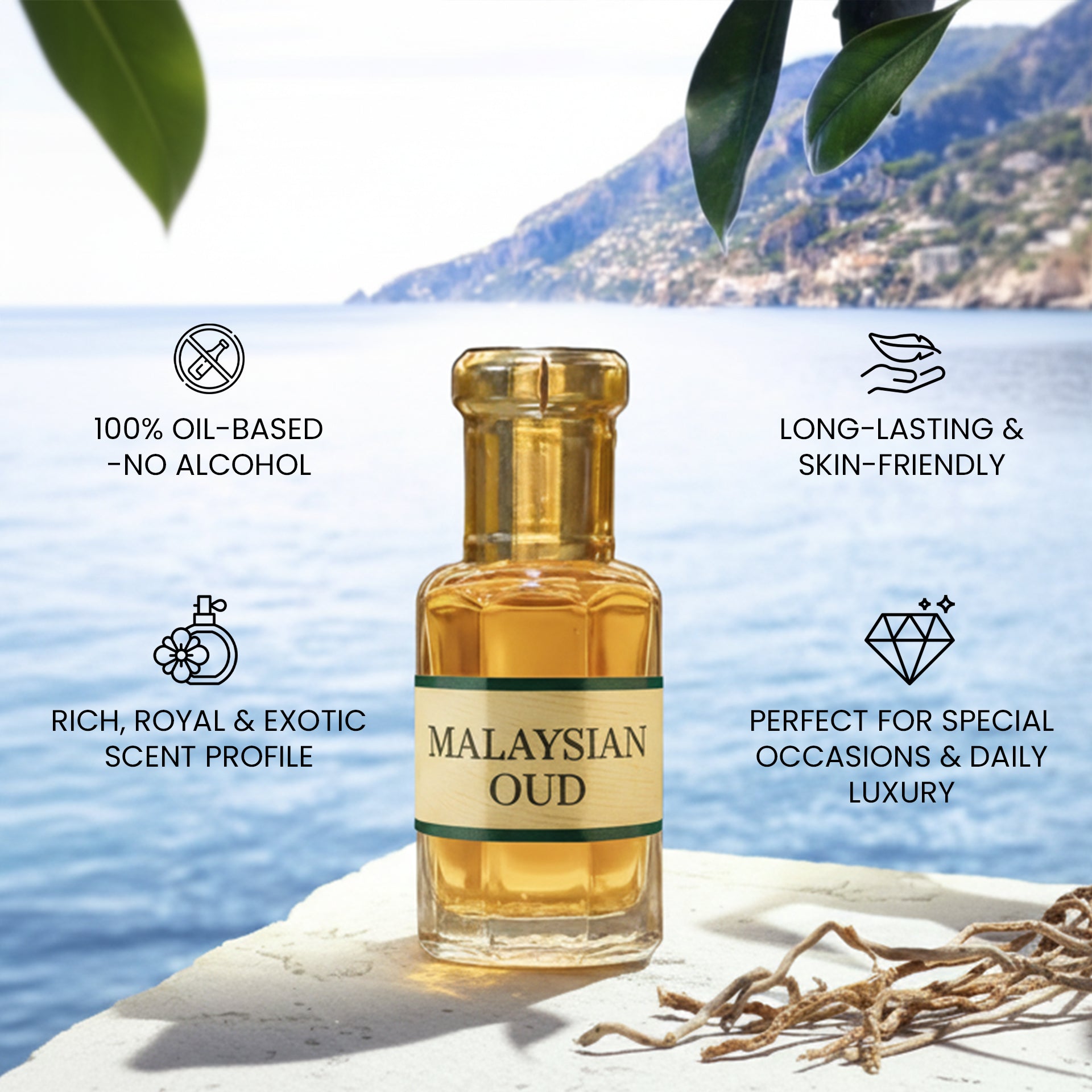 MALAYSIAN OUD - PREMIUM ATTAR BY FIZA PERFUMES